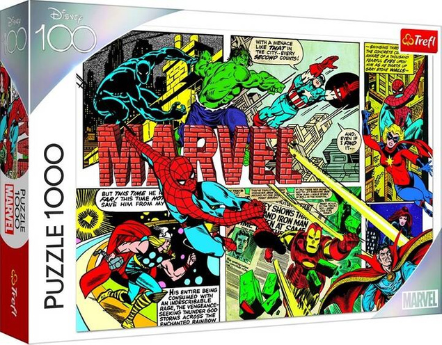 PUZZLE 1000 NIEPOKONANI AVENGERSI MARVEL TREFL