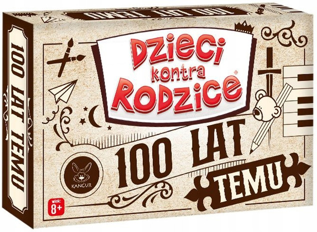 Gra planszowa Dzieci kontra Rodzice 100 lat temu Kangur
