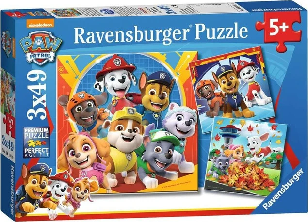 Puzzle Ravensburger Psi Patrol 3x49