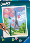 Malowanka Ravensburger CreArt Wiosna w Paryżu 24x30 cm Malowanie po numerach