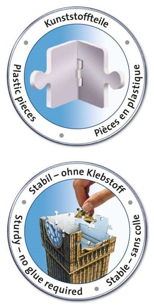 Puzzle 3D Ravensburger Big Ben 216 el. Model Wieży Zegarowej