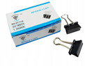 Spinacze biurowe czarne Schemat 19 mm 12 sztuk
