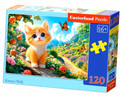Puzzle Castorland 120 elementów Kitten's Walk Słodkie Kotki