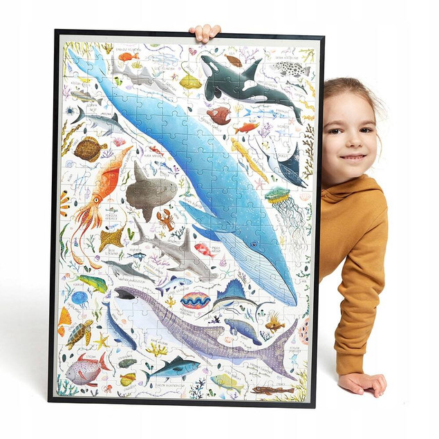 Puzzle 200 Ryby i Zwierzęta Wodne CzuCzu