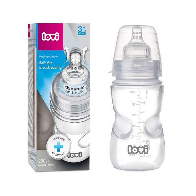 Butelka LOVI Medical+ 250 ml