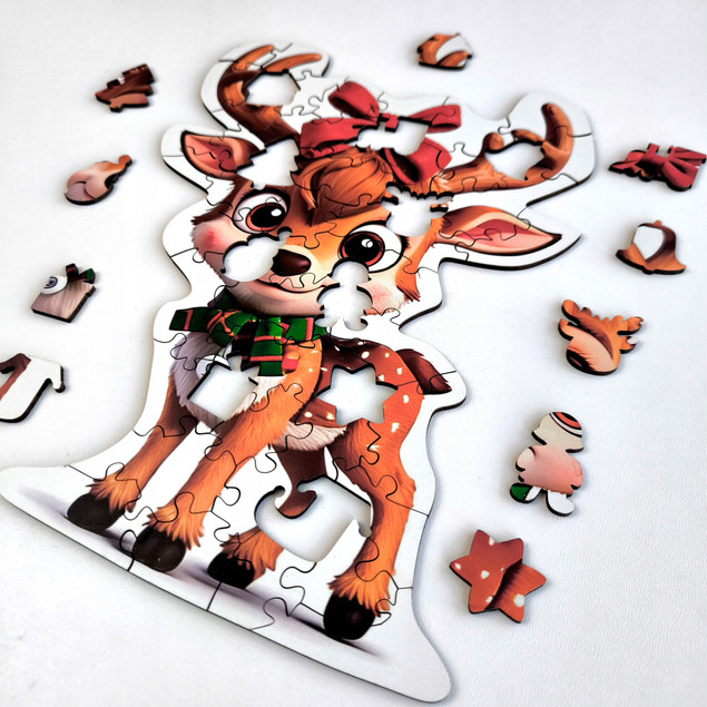 Puzzle Alexander 50 elementów Caramel Reindeer