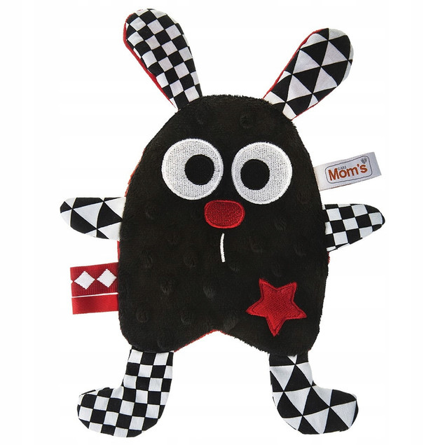 Mom's Care Pluszak Kontrastowy Szeleścik Z Gwiazdką Maskotka 0+ Hencz Toys