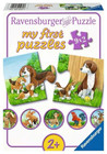 Puzzle Ravensburger 9 elementów Zvířecí rodiny 2 lata +