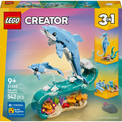LEGO Creator 3 w 1 Zwierzęta Morskie: Piękny Delfin, Konik Morski, Krab 31385