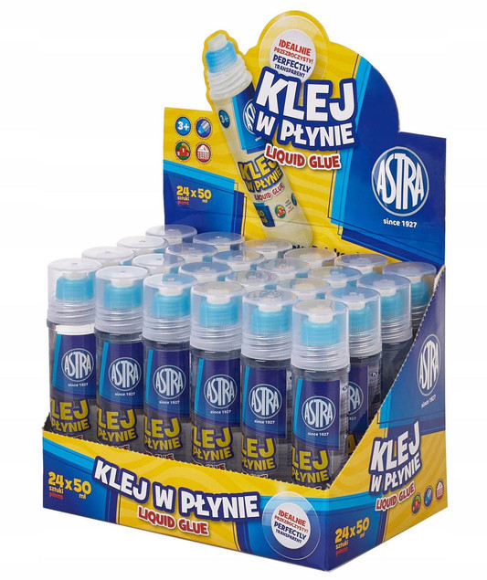Klej szkolny w płynie Astra 50ml