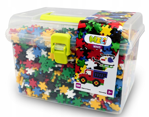 Klocki Meli Minis Travel Box 2500 el. – Konstrukcyjne, Edukacyjne
