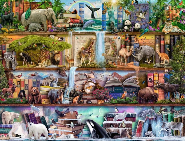 Puzzle Ravensburger 2000 elementów Świat zwierząt