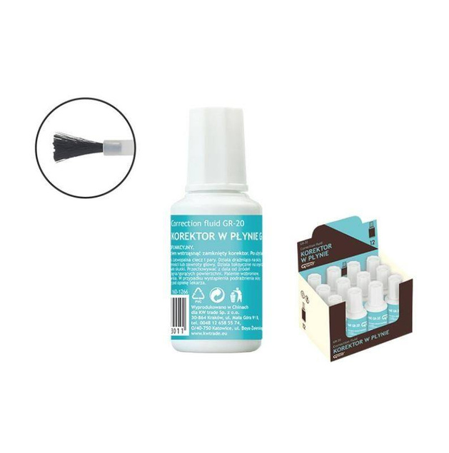 Korektor w butelce 20ml (12szt) GRAND