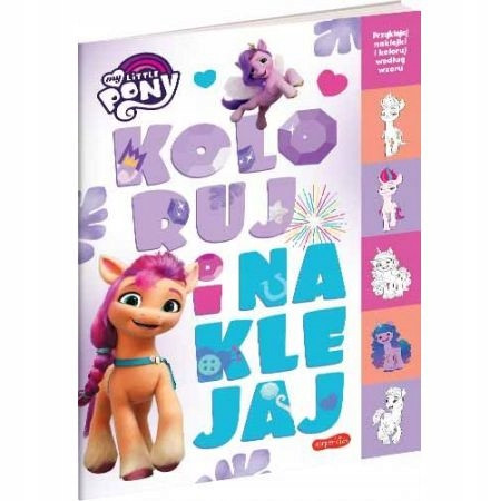 My Little Pony. Koloruj i naklejaj. Wydanie filmowe Beata Żmichowska
