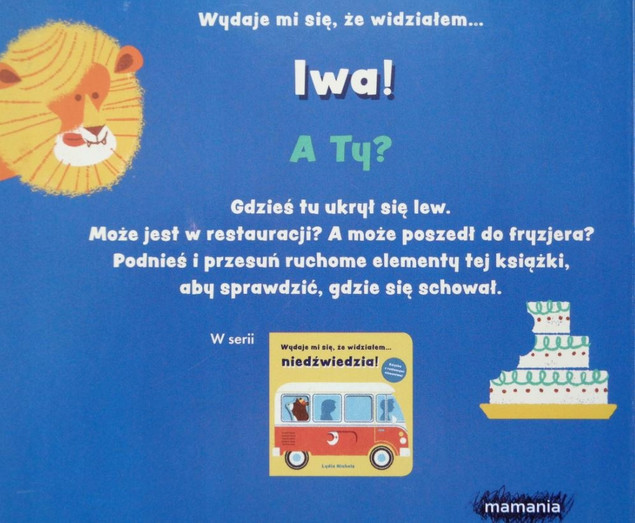Wydaje mi się, że widziałem… lwa! Lydia Nichols