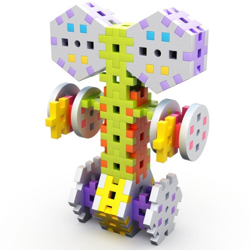 Klocki Wafle Meli Maxi Constructor Edu Zestaw 400 Elementów