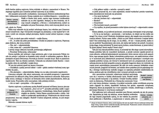 Pani Bovary Flaubert lektury z opracowaniem Greg