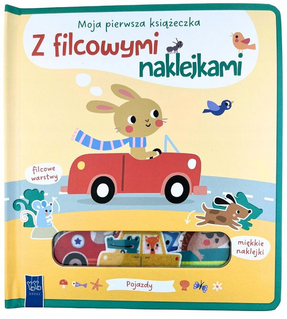 Pojazdy. Moja pierwsza książeczka z filcowymi naklejkami Praca zbiorowa