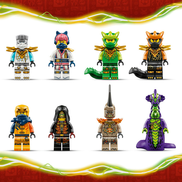 LEGO Ninjago Smok Życia (71859) – Zestaw z 8 Figurkami i Robotem, 1050 el., od 9 lat