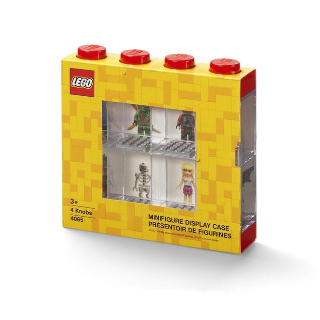Pojemnik na Minifigurki LEGO Czerwony 40650001 - Gablota Ekspozytor Organizer