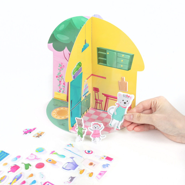 Kidea Creative 3D kitten house