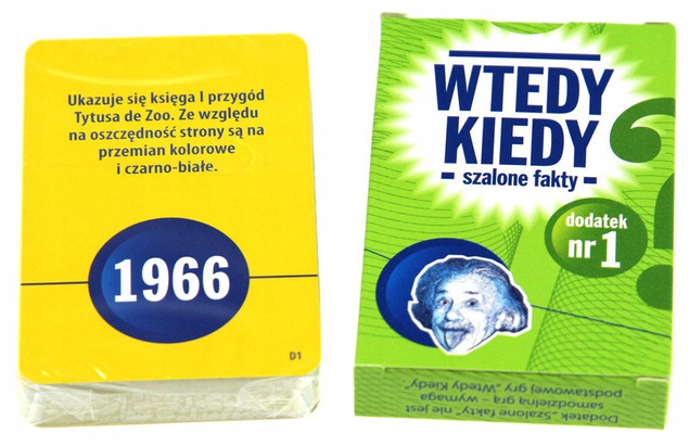Gra planszowa Wtedy kiedy- Szalone fakty Egmont