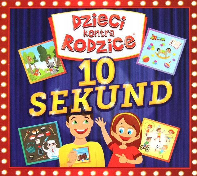 Dzieci Kontra Rodzice 10 Sekund Rodzinna Gra Pamięciowa 5+ Kangur 71847