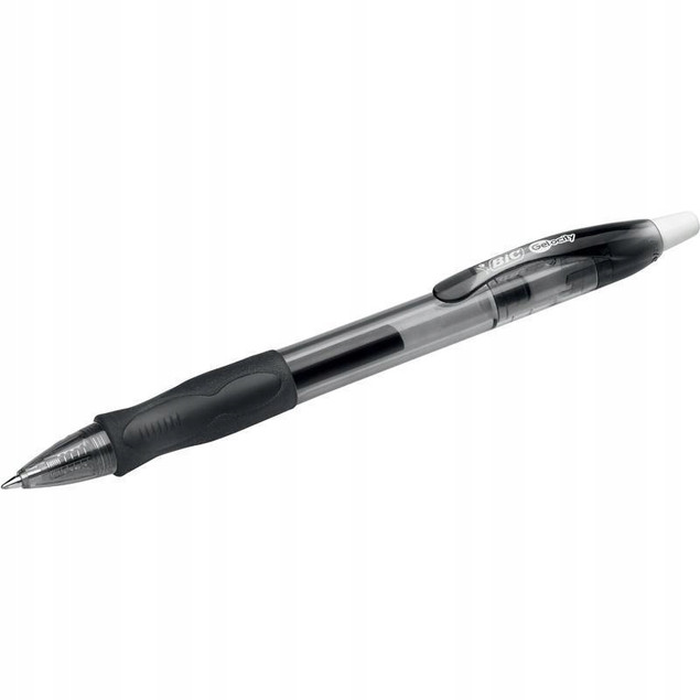 Pióro żelowe Velocity Gel czarny (12szt) BIC