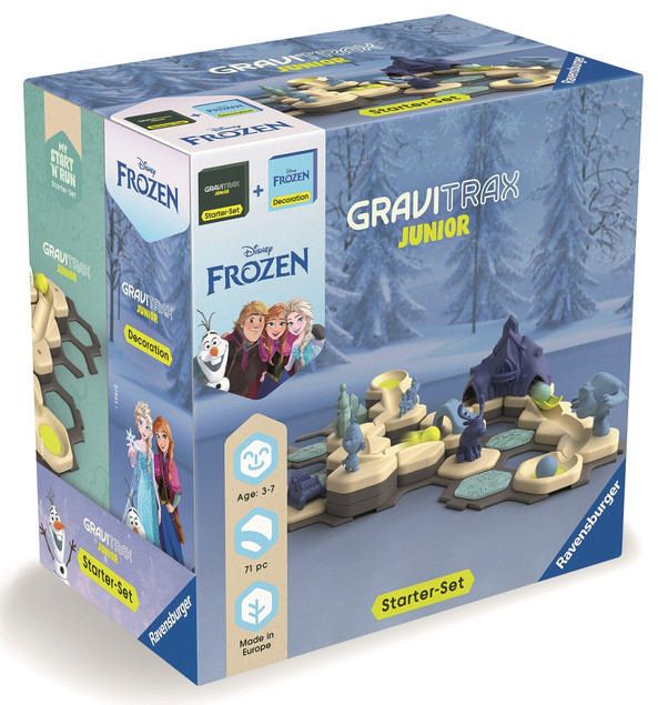Ravensburger GraviTrax Junior Frozen - zestaw startowy 71 elementów