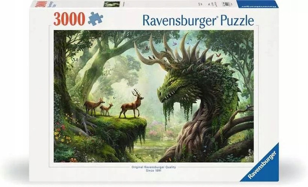 Puzzle Ravensburger Przebudzenie Leśnego Smoka 3000 elementów