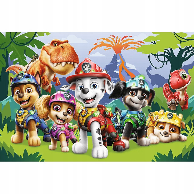 Trefl Puzzle 24 Maxi Psi Patrol, Prehistoryczna przyjaźń