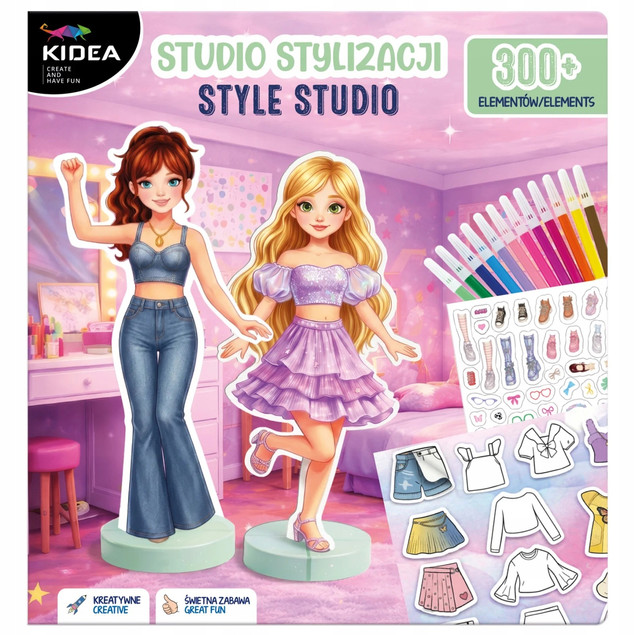 Studio stylizacji 300 elementów Kidea SSTY300KA