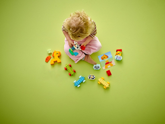 LEGO Duplo Pociąg Ze Zwierzątkami 19 el. 1,5+ 10412