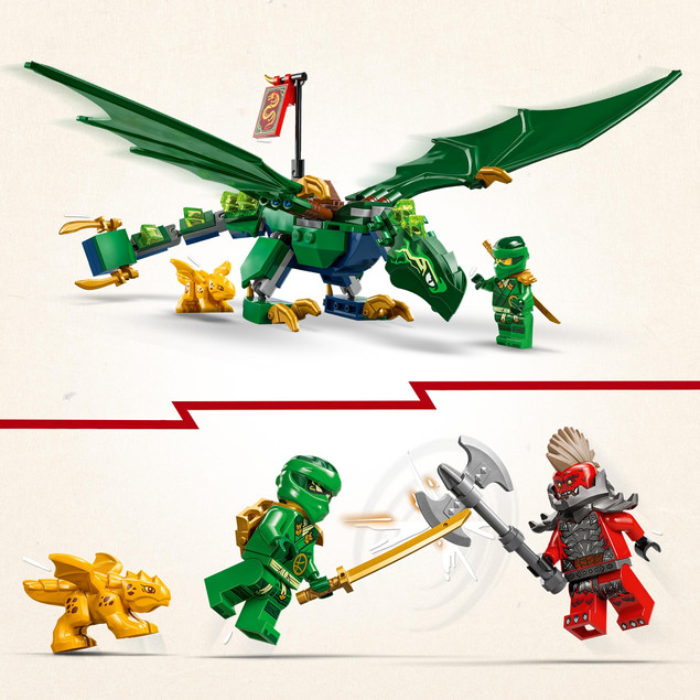 LEGO Ninjago Zielony Leśny Smok Lloyda (71829) Klocki 6+