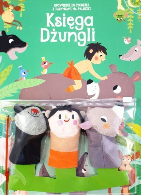 Bajki z pacynkami. Księga dżungli Praca zbiorowa