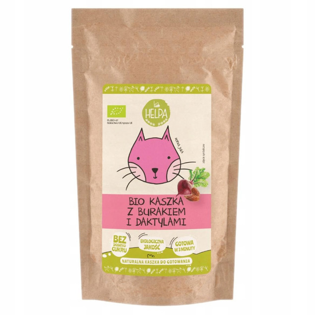 HELPA Kaszka Bio MIX Smaków Bez Cukru 200gx3