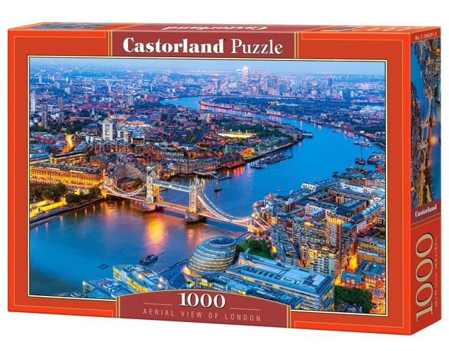 Puzzle 1000 Układanka Widok LONDYN UK Rzeka Most London 9+ Castor