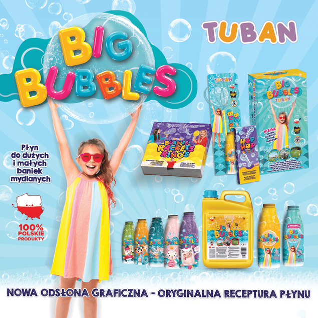 Tuban Bańki Mydlane Plyn 1l