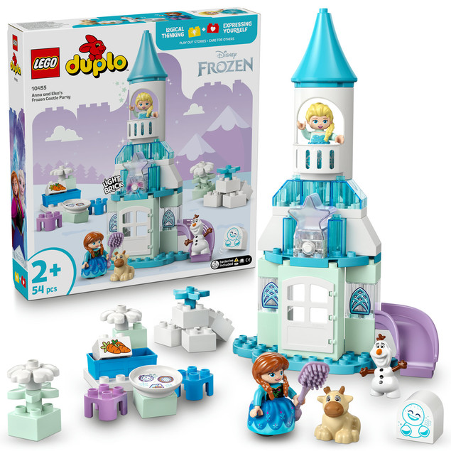Klocki LEGO DUPLO Kraina Lodu: Zamek Anny i Elsy - Uroczystość (54 el.)