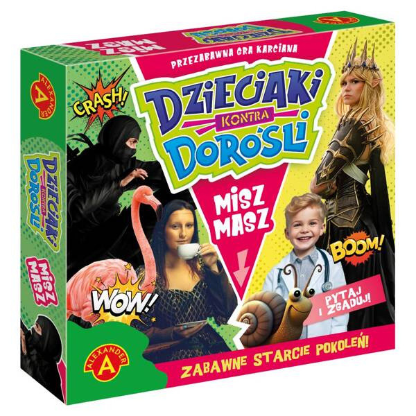 Gra Planszowa Alexander Dzieciaki kontra Dorośli Misz Masz