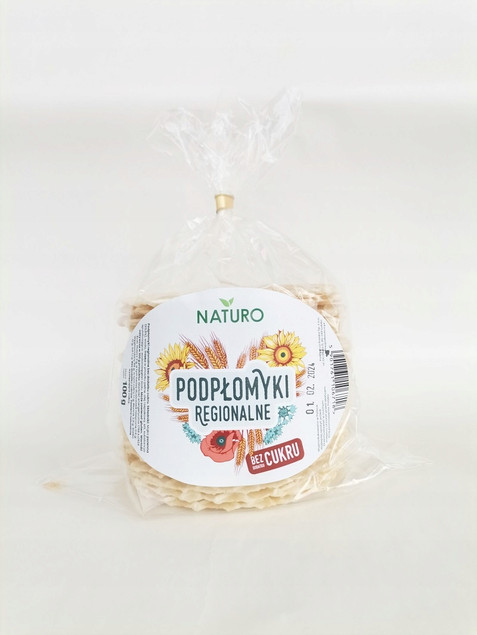 Podpłomyki regionalne bez dodatku cukru 100g Naturo