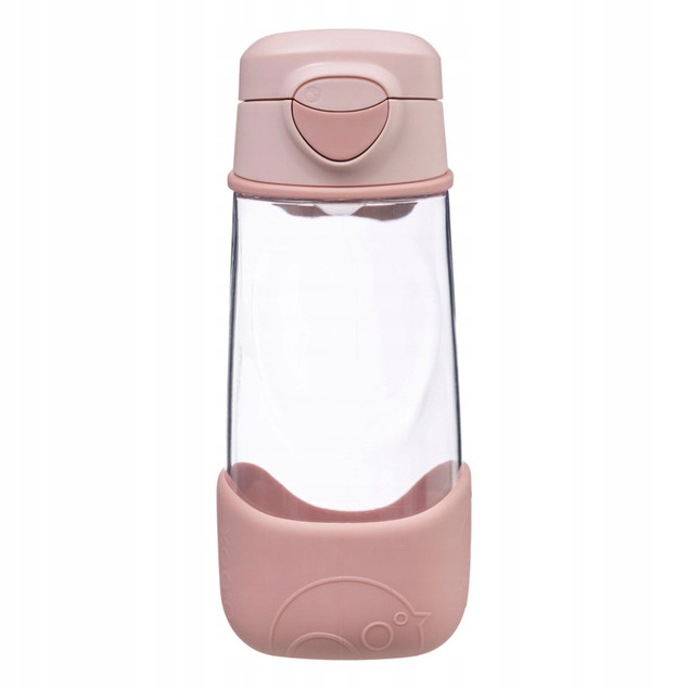 Sportowa butelka tritanowa z ustnikiem dla dzieci 450 ml B.Box różowa