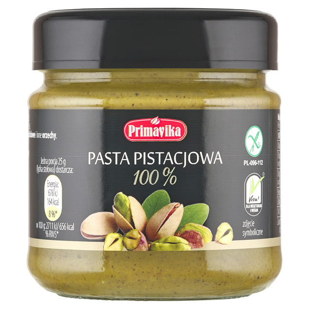 Krem PISTACJA Primavika PASTA PISTACJOWA 190G PRIMAVIKA 190 g