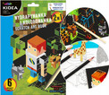 Wydrapywanka Minecraft 6 szt. + bambusowy rysik – Kidea