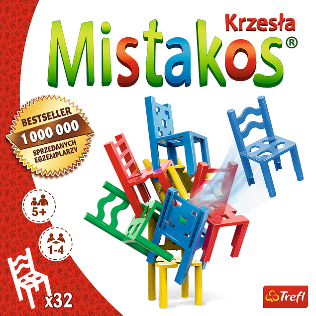 PROMO Mistakos krzesła 4-os. gra 02074 Trefl p8
