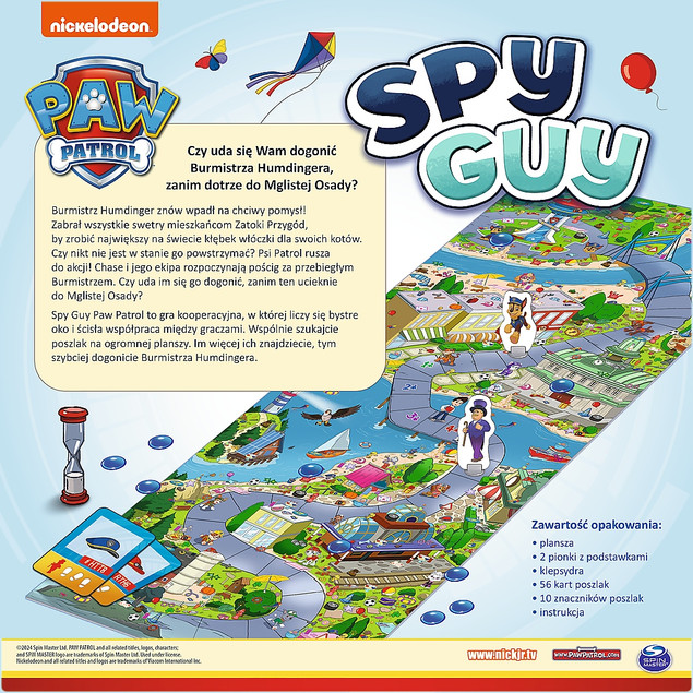 Gra Spy Guy Psi Patrol + 1500 elementów