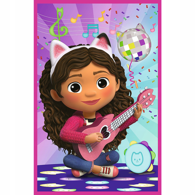 Koci Domek Gabi Puzzle Trefl 34876 + 3x50 elementów