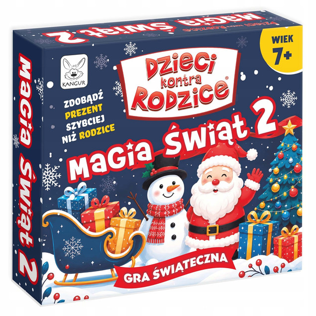 Gra planszowa Dzieci kontra Rodzice. Magia Świąt 2 Kangur