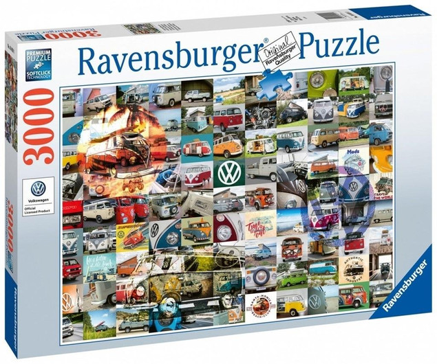 Puzzle Ravensburger 3000 elementów 99 momentów VW Kamper