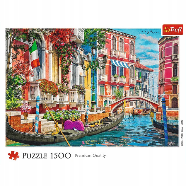 Trefl Puzzle 1500 el. Letnie popołudnie w Wenecji – Malownicza Sceneria